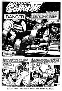 Johnny Galaxy and the Space Patrol (Sport Magazine, 1968 series) #2 — Danger (page 1)