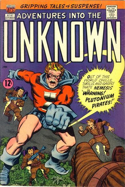 Adventures into the Unknown (ACG, 1948 series) #167 (September 1966)