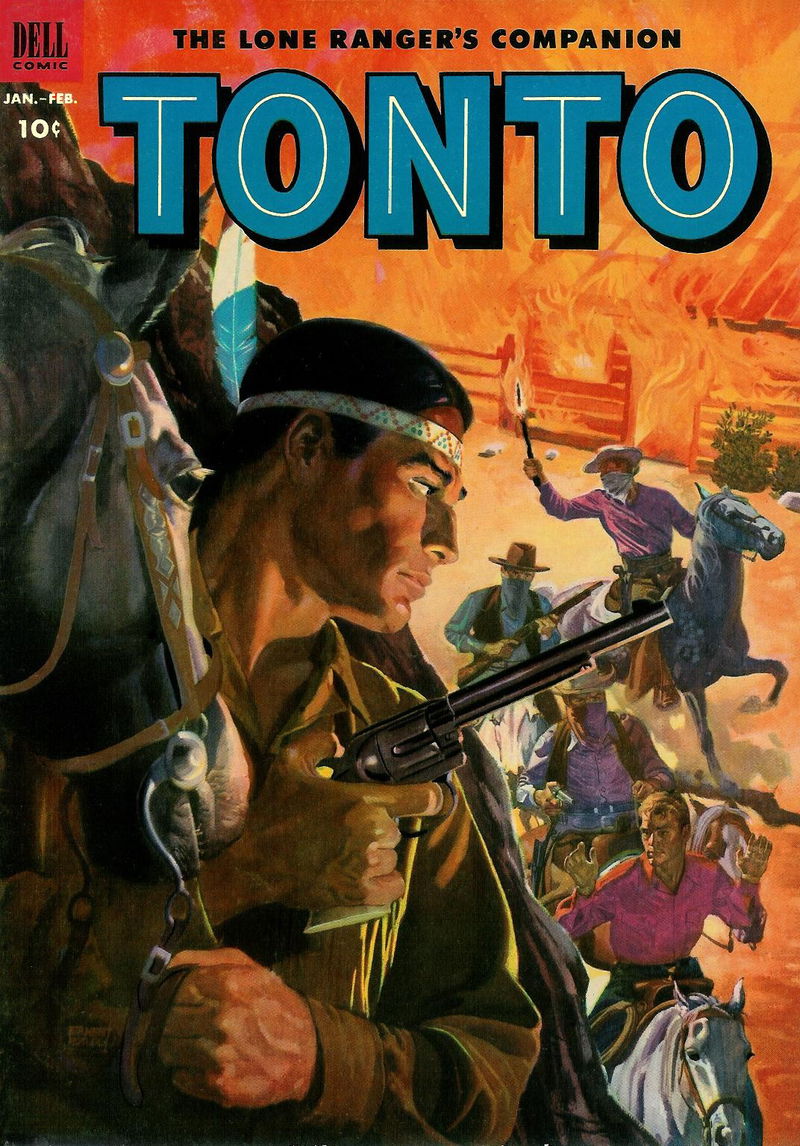 The Lone Ranger's Companion Tonto (Dell, 1951 series) #9 (January-February 1953)