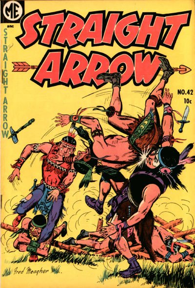 Straight Arrow (Magazine Enterprises, 1950 series) #42 (February 1955)