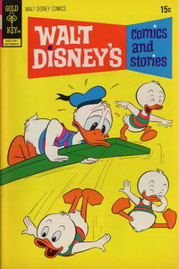 Walt Disney's Comics and Stories (Western, 1962 series)  v32#12 (384) (September 1972) — Afraid on Diving Board