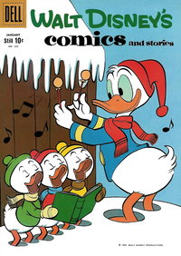 Walt Disney's Comics and Stories (Dell, 1940 series)  v20#4 (232) (January 1960) — Icicle xylophone