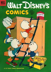 Walt Disney's Comics and Stories (Dell, 1940 series)  v13#3 (147) (December 1952) — Erector Set Ladder