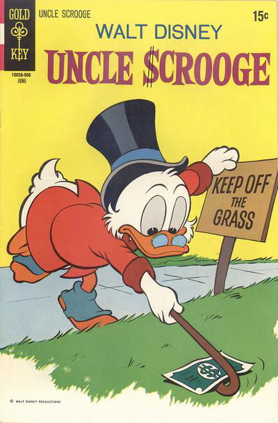 Walt Disney Uncle Scrooge (Western, 1963 series) #87 June 1970