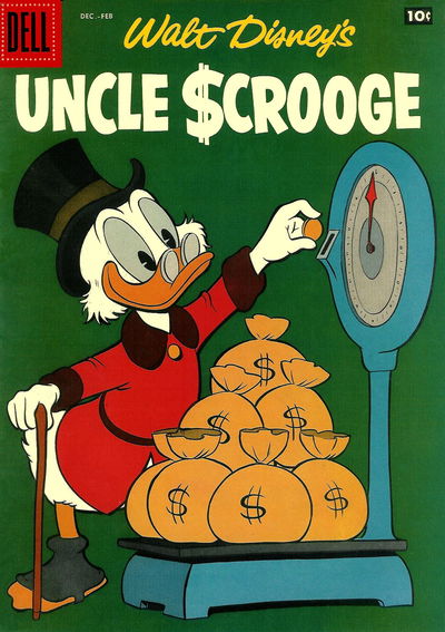 Walt Disney's Uncle Scrooge (Dell, 1953? series) #20 December 1957-February 1958