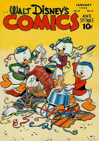 Walt Disney's Comics and Stories (Dell, 1940 series)  v8#4 (88) (January 1948) — Happy New Year