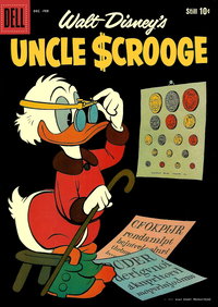 Walt Disney's Uncle Scrooge (Dell, 1953 series)  #28 (December 1959-February 1960) — Optician's Coin Chart