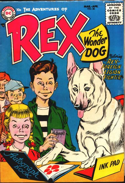The Adventures of Rex the Wonder Dog (DC, 1952 series) #26 (March-April 1956)