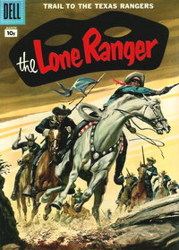 The Lone Ranger (Dell, 1948 series)  #105 (March 1957) — Trail to the Texas Rangers