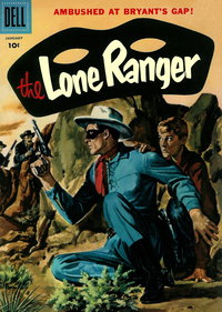 The Lone Ranger (Dell, 1948 series)  #103 (January 1957) — Ambushed at Bryant's Gap!