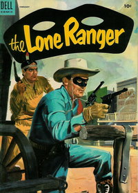 The Lone Ranger (Dell, 1948 series)  #80 (February 1955) — No title recorded