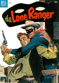 The Lone Ranger (Dell, 1948 series)  #81 (March 1955) — No title recorded