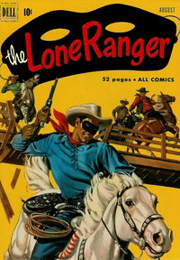 The Lone Ranger (Dell, 1948 series)  #38 (August 1951) — No title recorded
