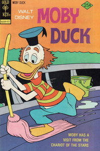 Walt Disney Moby Duck (Western, 1967 series)  #15 (October 1974) — Scooting on a Mop