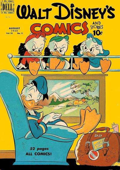 Walt Disney's Comics and Stories  v10#11 (119) (August 1950)