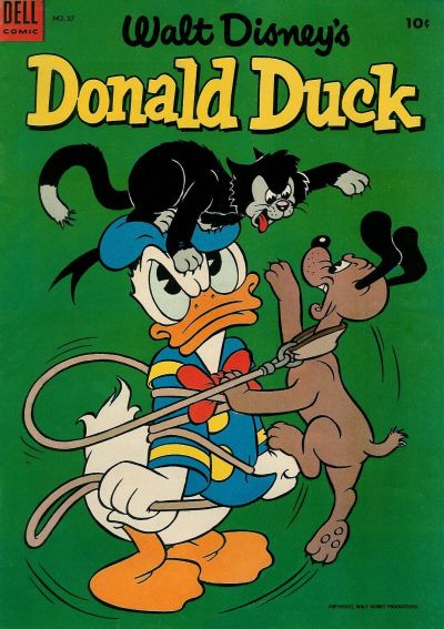 Walt Disney's Donald Duck (Dell, 1952 series) #37 (September-October 1954)