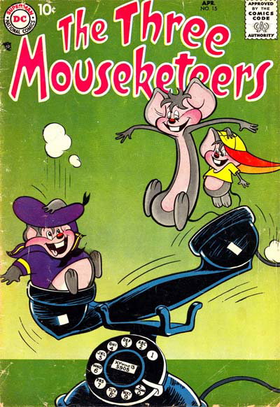 The Three Mouseketeers  #15 (April 1958)