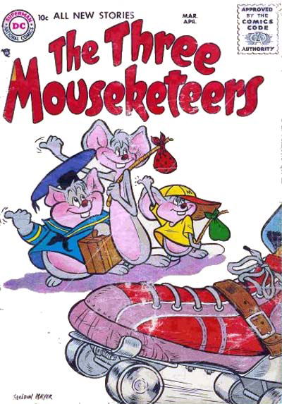 The Three Mouseketeers (DC, 1956 series) #1 (March-April 1956)