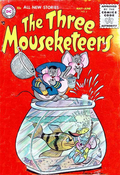 The Three Mouseketeers (DC, 1956 series) #2 (May-June 1956)