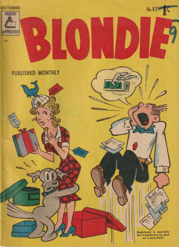 Blondie (ANL, 1953 series) #82 (October 1959)