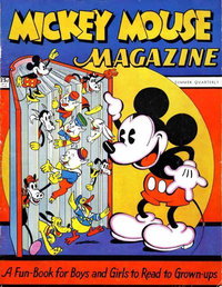 Mickey Mouse Magazine (Western, 1935 series)  v1#1 (June-August (Summer) 1935) — No title recorded