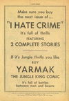 I Hate Crime! (Young's, 1953? series) #8 — Make Sure You Buy the Next Issue of… "I Hate Crime" (page 1)