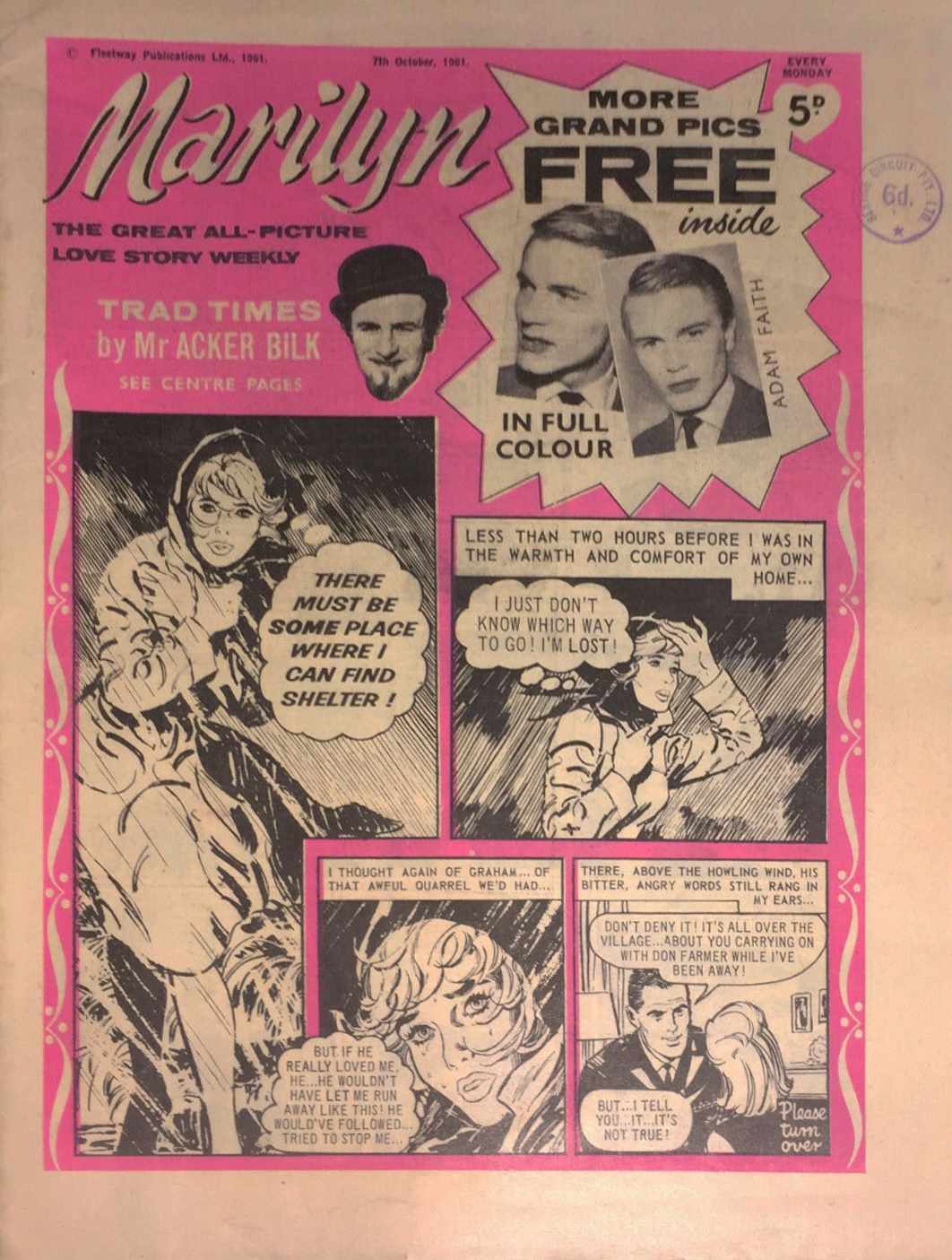 Marilyn (Fleetway, 1959? series) 7 October 1961 (7 October 1961)