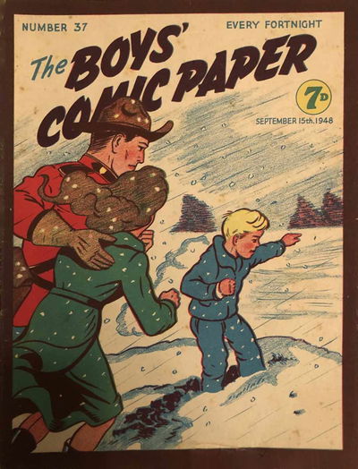 The Boys' Comic Paper (Feature Productions, 1948 series) #37 (15 September 1948)