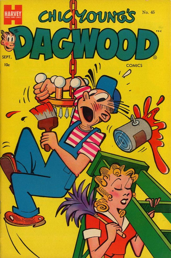 Chic Young's Dagwood Comics (Harvey, 1950 series) #45 (September 1954)