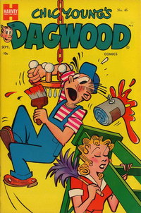 Chic Young's Dagwood Comics (Harvey, 1950 series)  #45 (September 1954) — No title recorded