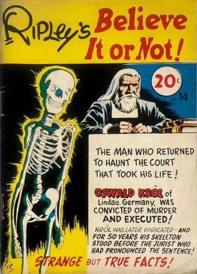 Ripley's Believe It or Not! (Photo-Type, 1966? series) #14 [July 1966?]