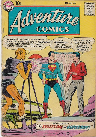 Adventure Comics  #255 (December 1958)