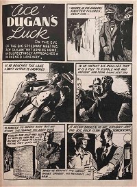 Marvel Comics (Frank Johnson, 1940)  — Ace Dugan's Luck (page 1)