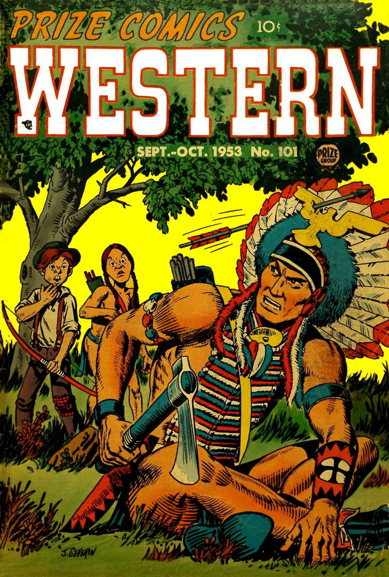 Prize Comics Western (Prize, 1948 series) v12#4 (101) (September-October 1953)