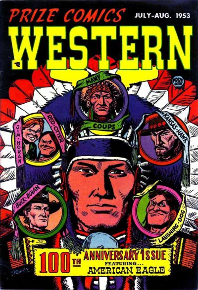 Prize Comics Western (Prize, 1948 series) v12#3 (100) (July-August 1953)