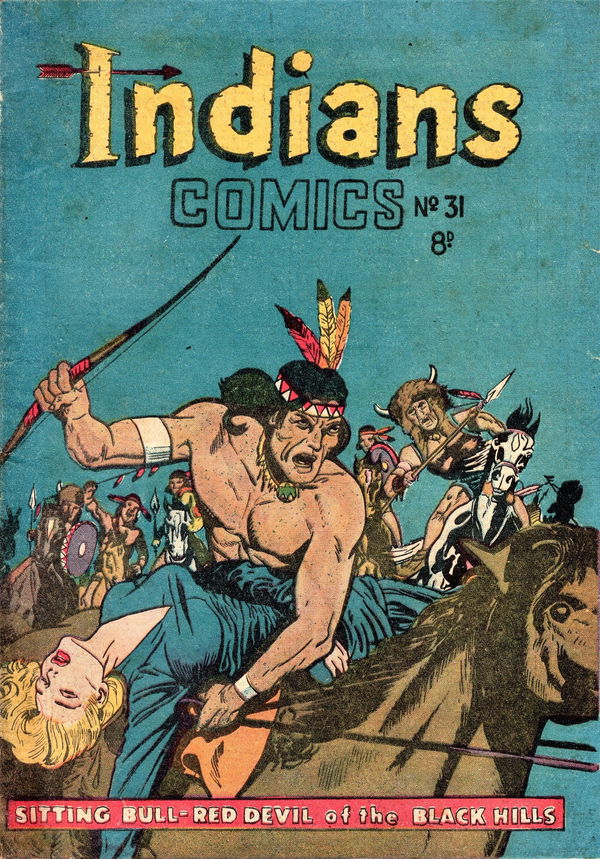 Indians (HJ Edwards, 1951? series) #31 ([August 1953?]) —Indians Comics