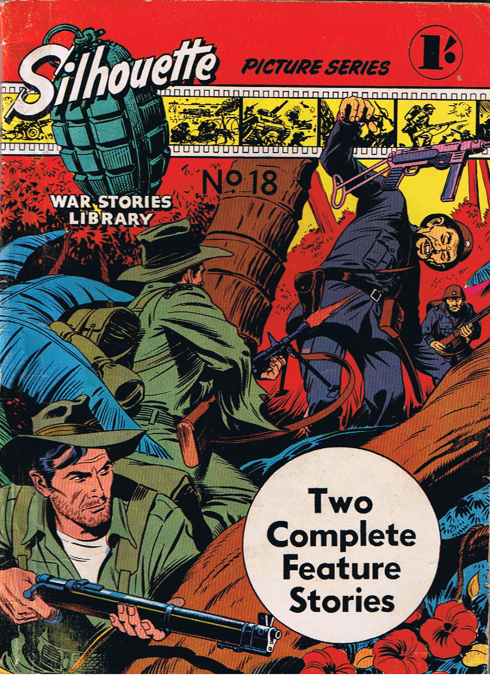 Silhouette War Stories Library (Reigate, 1961? series) #18 (October 1962)