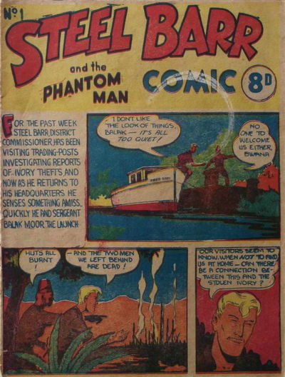 Steel Barr and the Phantom Man Comic (NZ Publisher, 1952? series) #1 ([1953?])