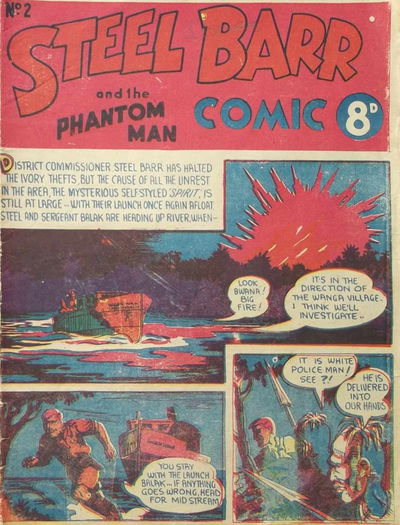 Steel Barr and the Phantom Man Comic (NZ Publisher, 1952? series) #2 ([October 1953?])