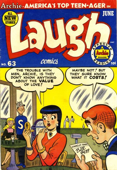 Laugh Comics (Archie, 1946? series) #63 (June 1954)