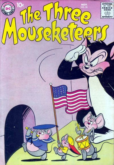 The Three Mouseketeers  #20 (November 1958)