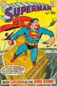 Superman (DC, 1939 series)  #226 (May 1970) — When Superman Became King Kong!