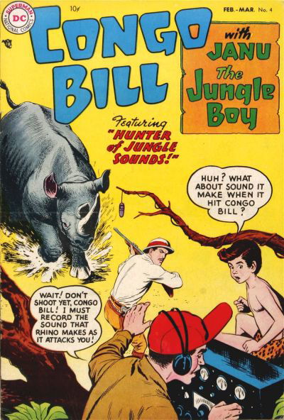 Congo Bill (DC, 1954 series) #4 (February-March 1955)