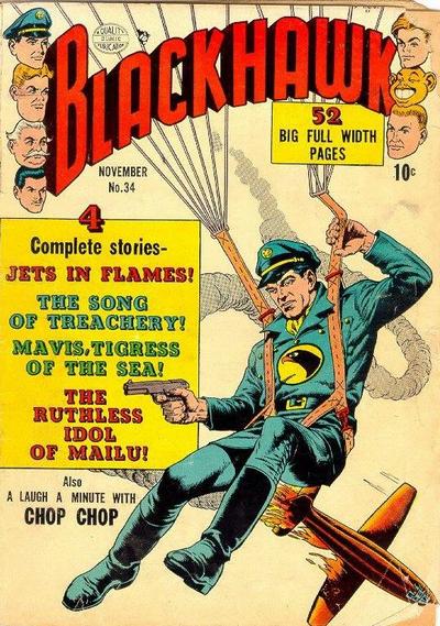 Blackhawk (Quality, 1944 series) #34 (November 1950)