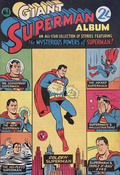 Giant Superman Album (Colour Comics, 1961 series) #1 [December 1961]