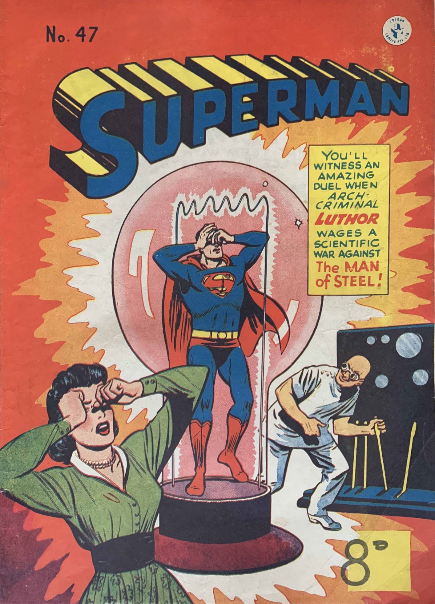Superman (Colour Comics, 1950 series) #47 ([July 1951?])
