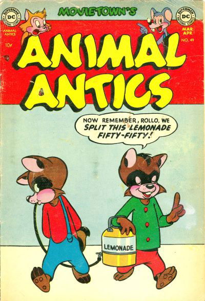 Movietown's Animal Antics (DC, 1950 series) #49 March-April 1954