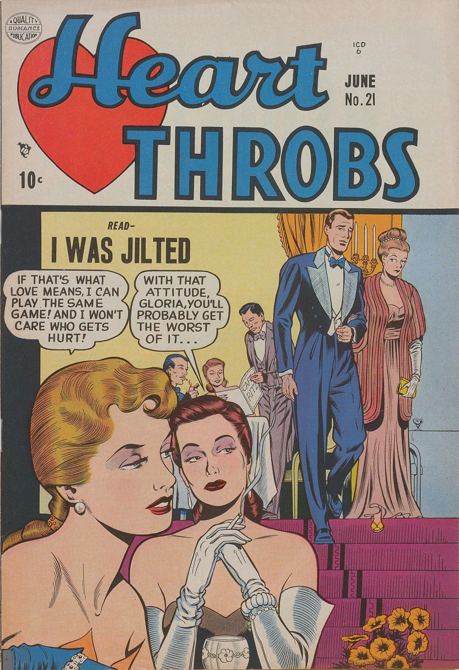 Heart Throbs (Quality, 1949 series) #21 (June 1953)