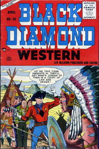 Black Diamond Western (Lev Gleason, 1949 series)  #55 (April-May 1955)