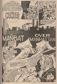 Bumper Batcomic (KG Murray, 1976 series) #8 — Man-Bat Over Manhattan